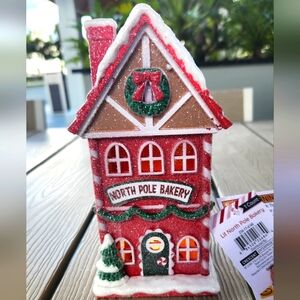 Target Bullseye Playground North Pole Bakery House Christmas Village 2024 NWT